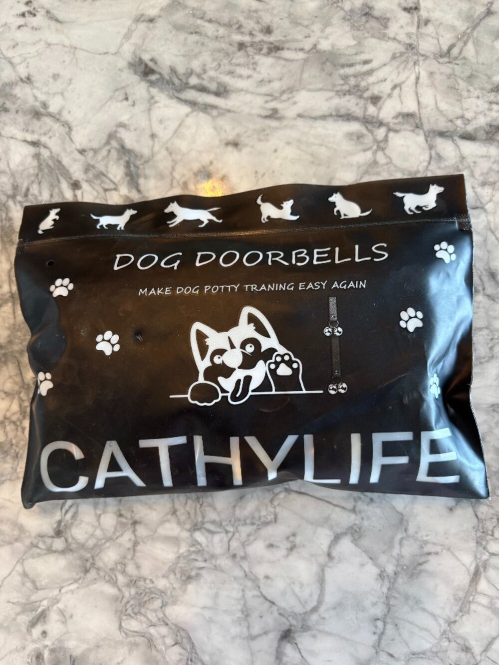 CATHYLIFE Dog Doorbells for Potty Training - Brown